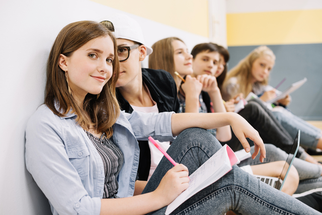 classmates sitting studying together 1